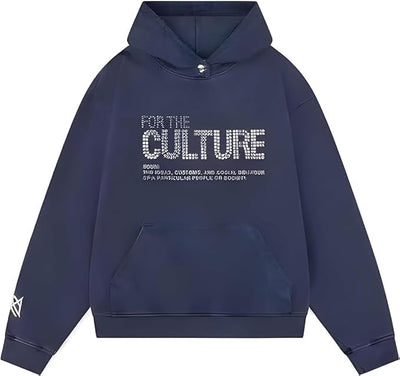 For The Culture Rhinestone Hoodie