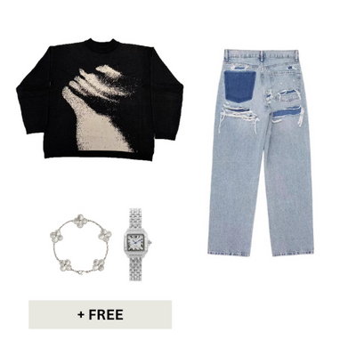 Viral Outfit 3 | Distorted Noir