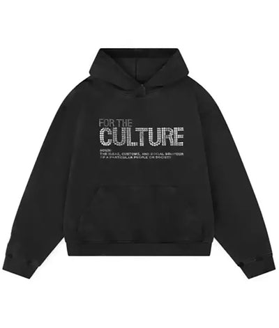For The Culture Rhinestone Hoodie