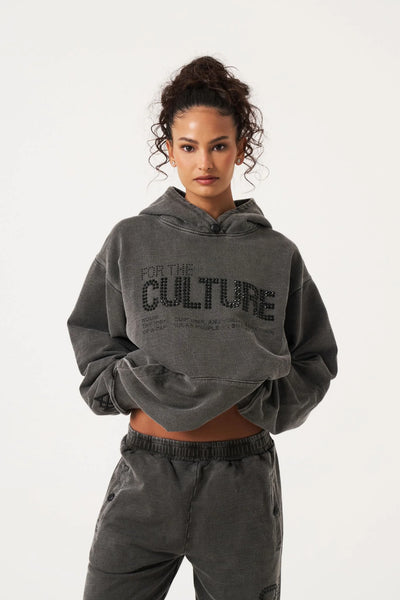 For The Culture Rhinestone Hoodie