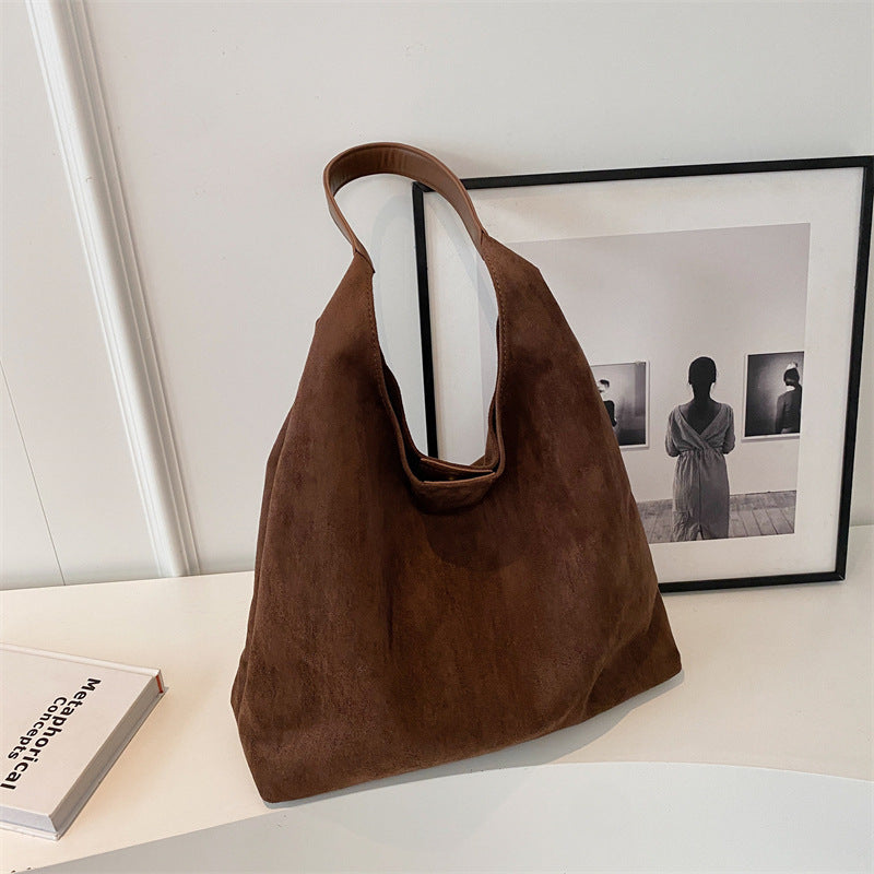 Suede Tote Bag