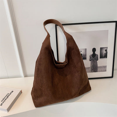 Suede Tote Bag