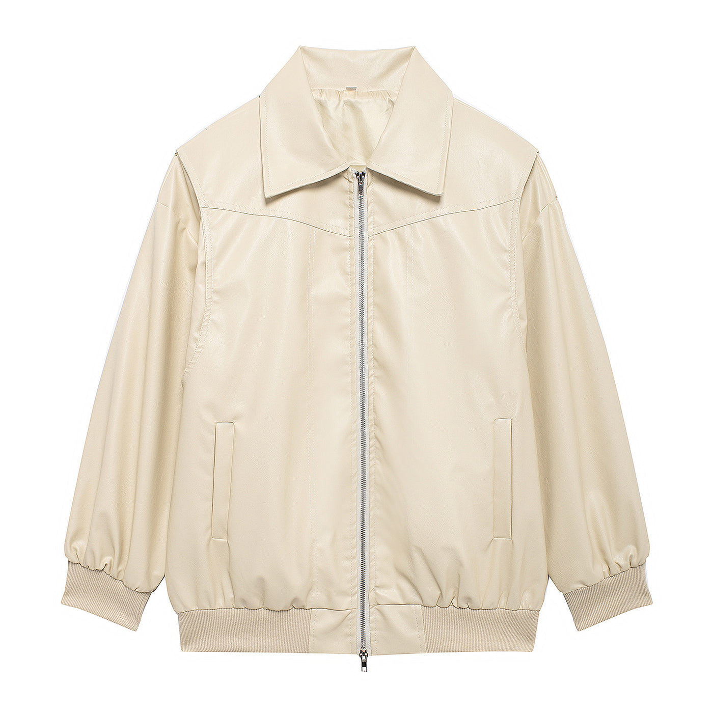 Iconic Leather Bomber Jacket