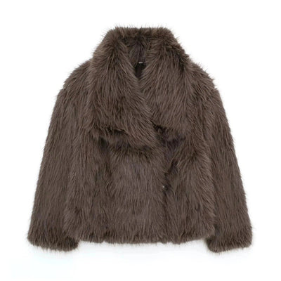 Luxe Fur Cropped Jacket