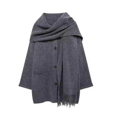 Knit Scarf Coat