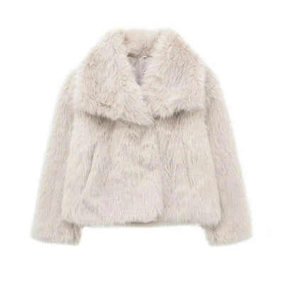 Luxe Fur Cropped Jacket