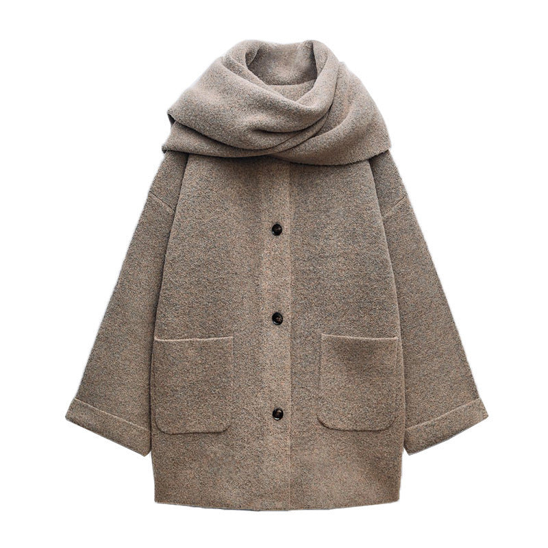 Knit Scarf Coat
