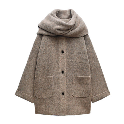 Knit Scarf Coat