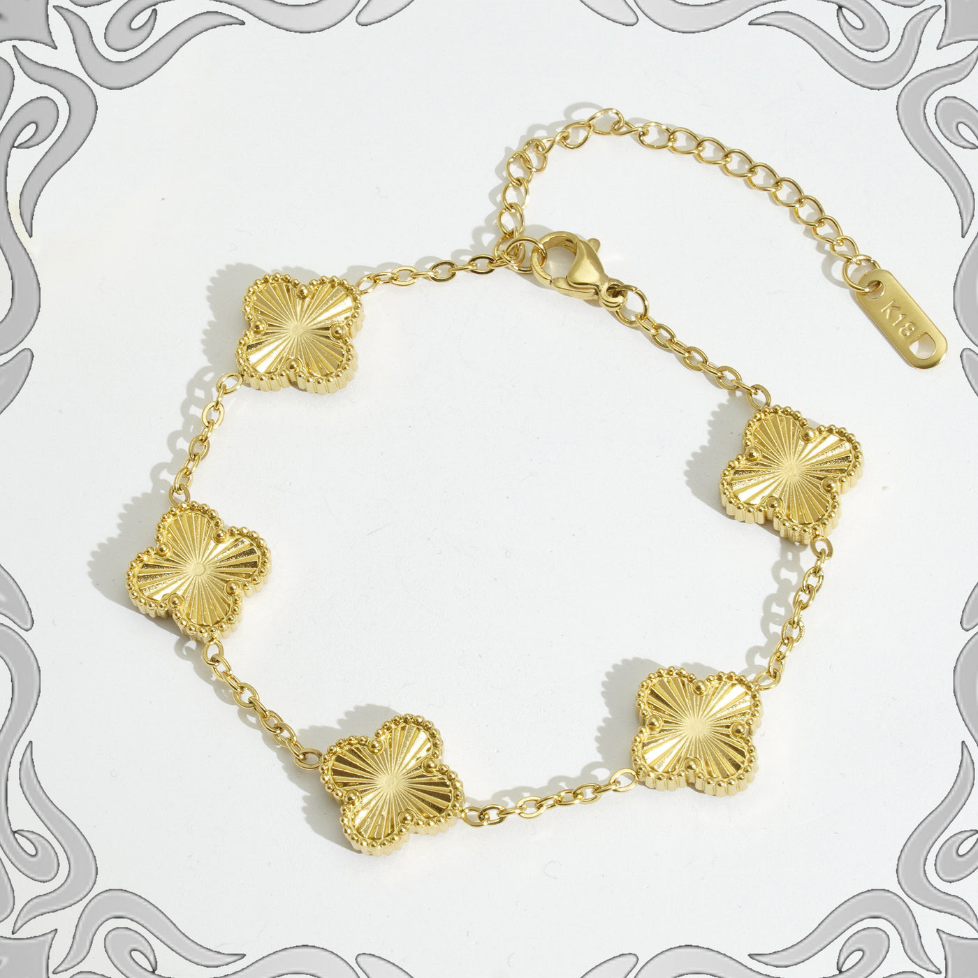 Golden Flower Bracelet