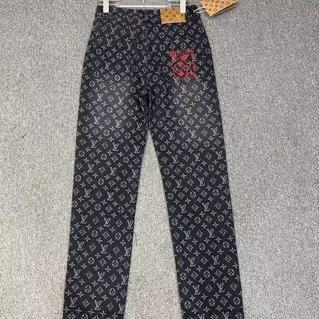 LV Vintage Monogram Jeans