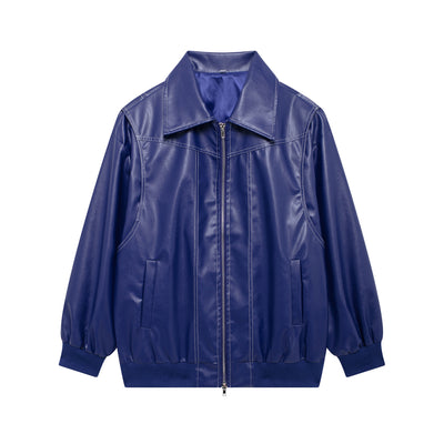 Iconic Leather Bomber Jacket