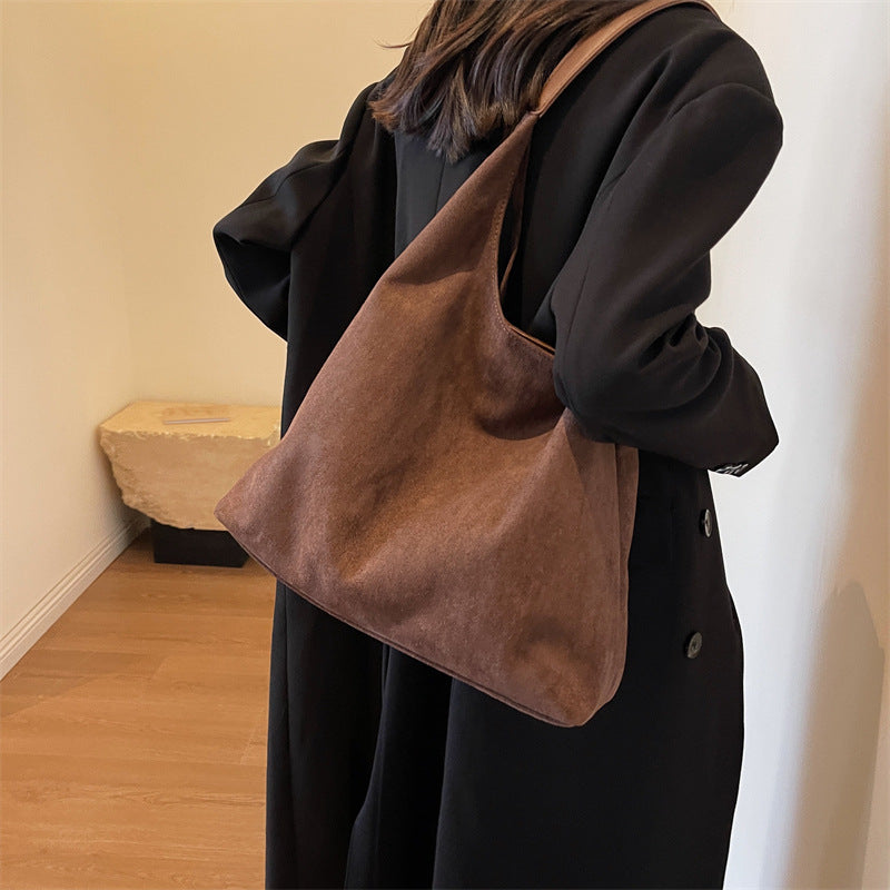 Suede Tote Bag