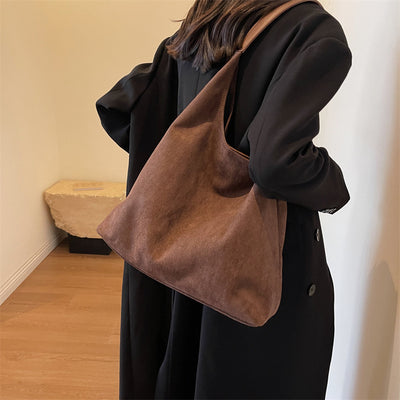 Suede Tote Bag