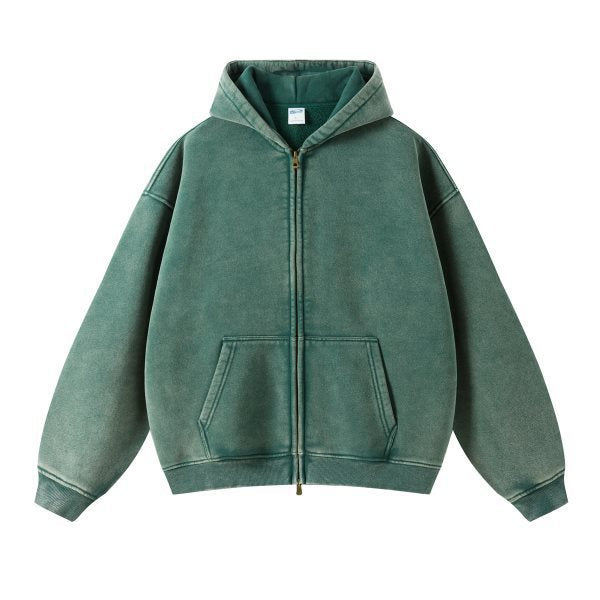 Graphic Heavyweight Zipped Hoodie