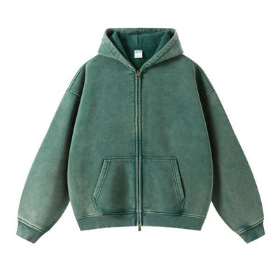 Graphic Heavyweight Zipped Hoodie