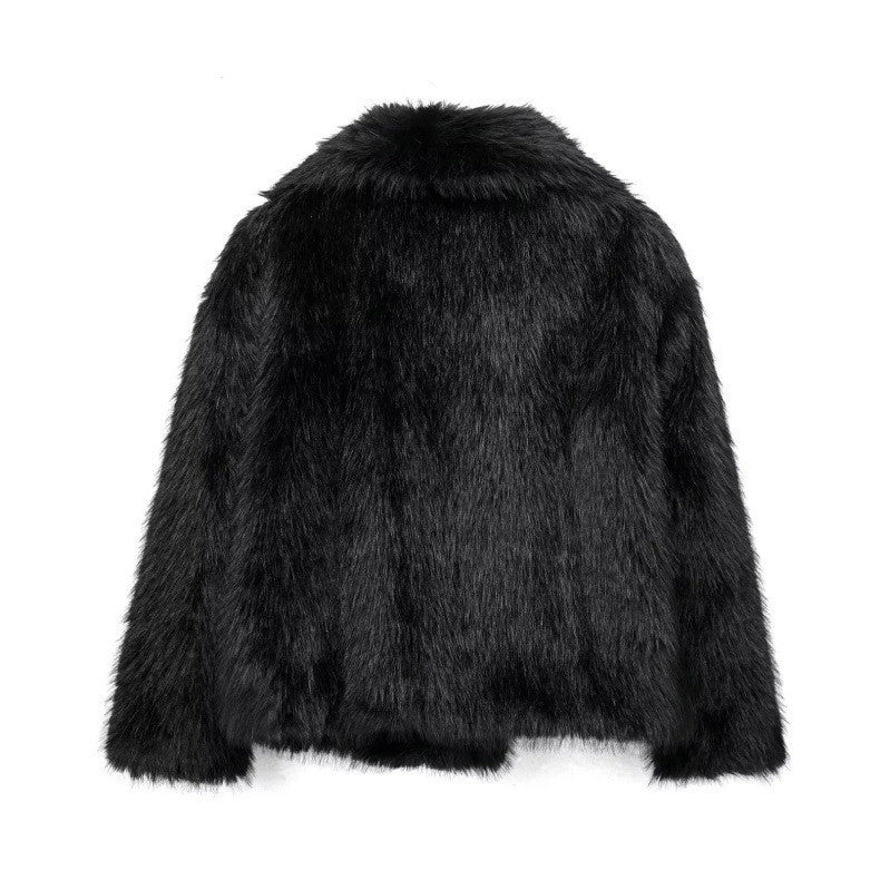 Luxe Fur Cropped Jacket