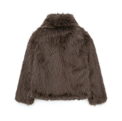 Luxe Fur Cropped Jacket