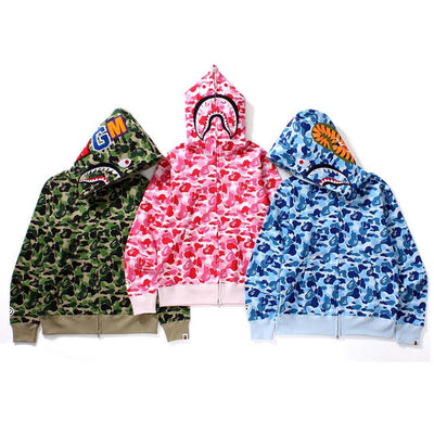Bape Shark Zip-Up Hoodie