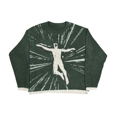 Floating Man Knit Sweater