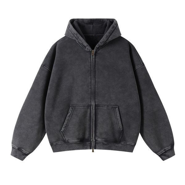 Graphic Heavyweight Zipped Hoodie