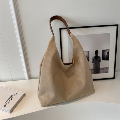 Suede Tote Bag