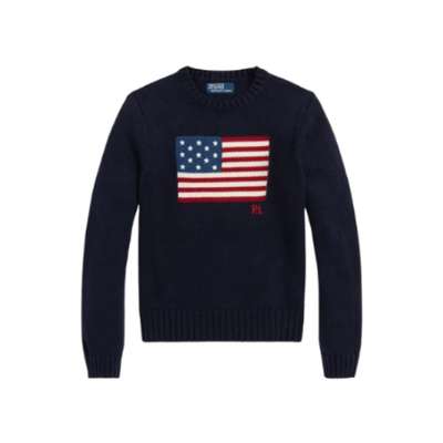 RL American Flag Knitted Sweater