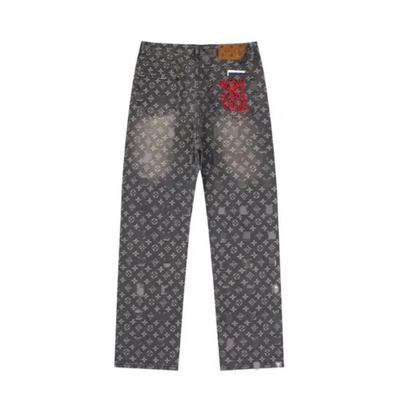 LV Vintage Monogram Jeans