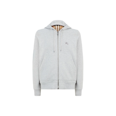 Chequered Zip-Up Hoodie